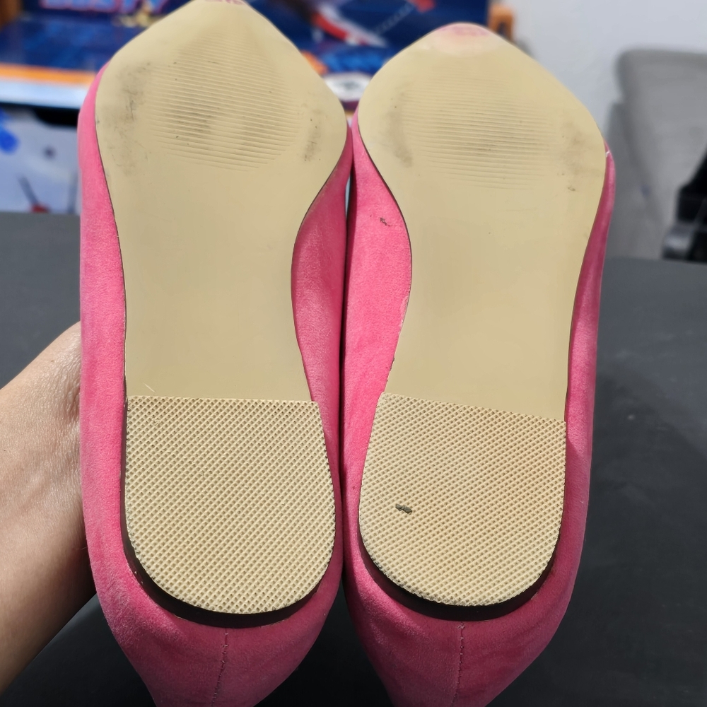 Fuchsia Ballerina Flats Shoes sz 7 - Picture 10 of 12